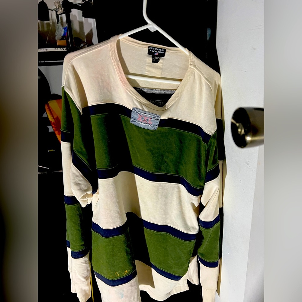 Vintage Ralph Lauren Polo Jeans Co. polo oversized sweater